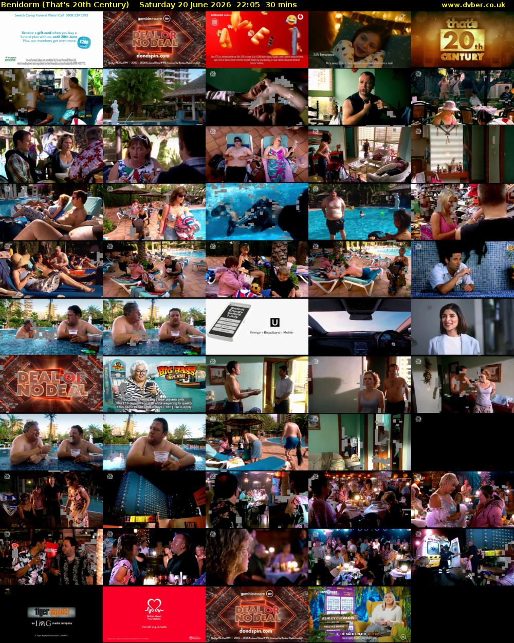 Benidorm (That's 20th Century) Saturday 20 June 2026 22:05 - 22:35