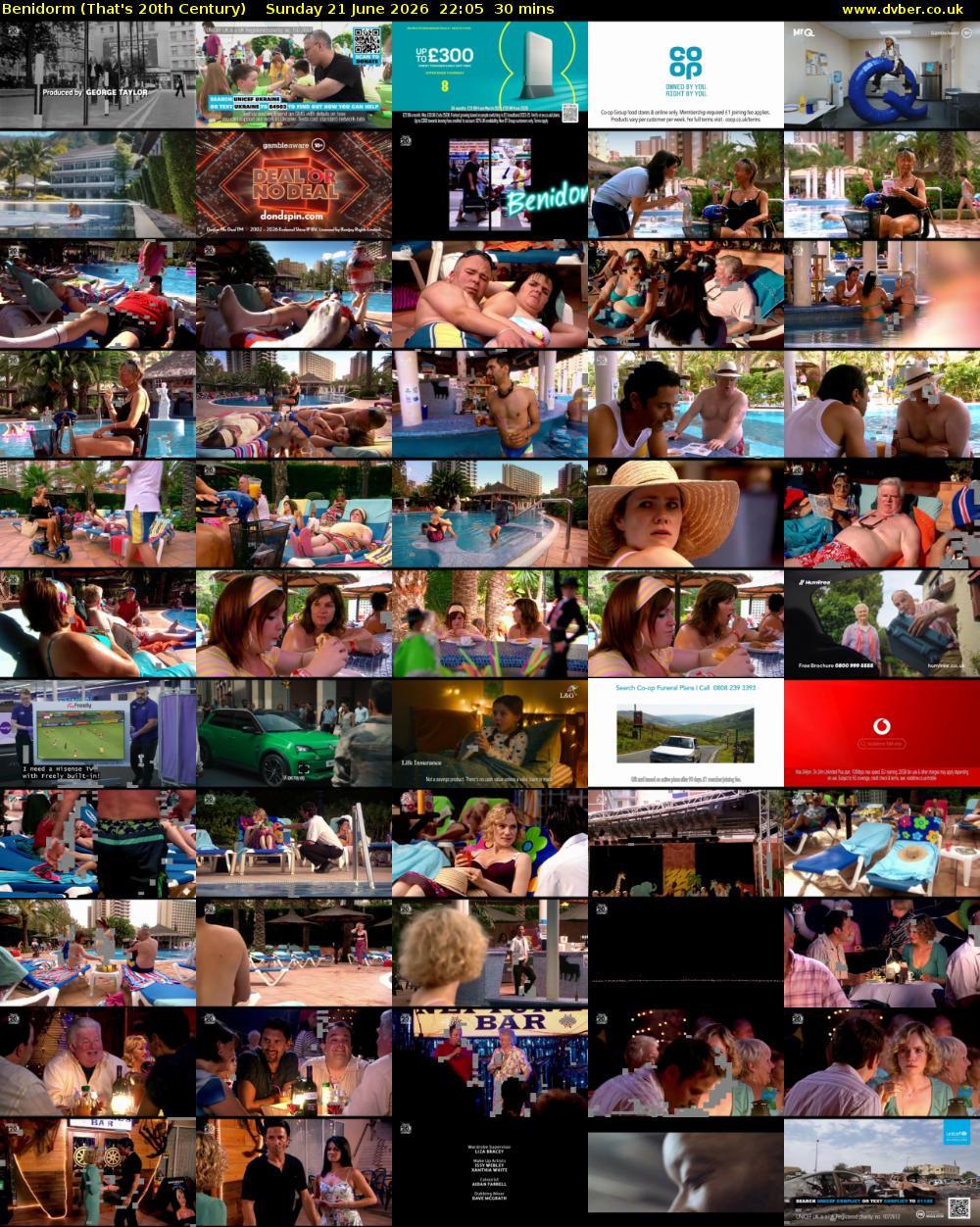 Benidorm (That's 20th Century) Sunday 21 June 2026 22:05 - 22:35