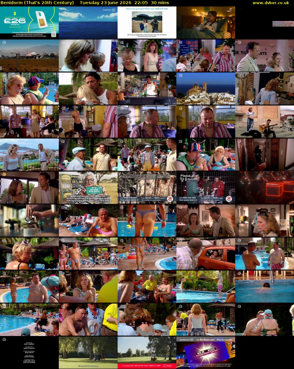 Benidorm (That's 20th Century) Tuesday 23 June 2026 22:05 - 22:35