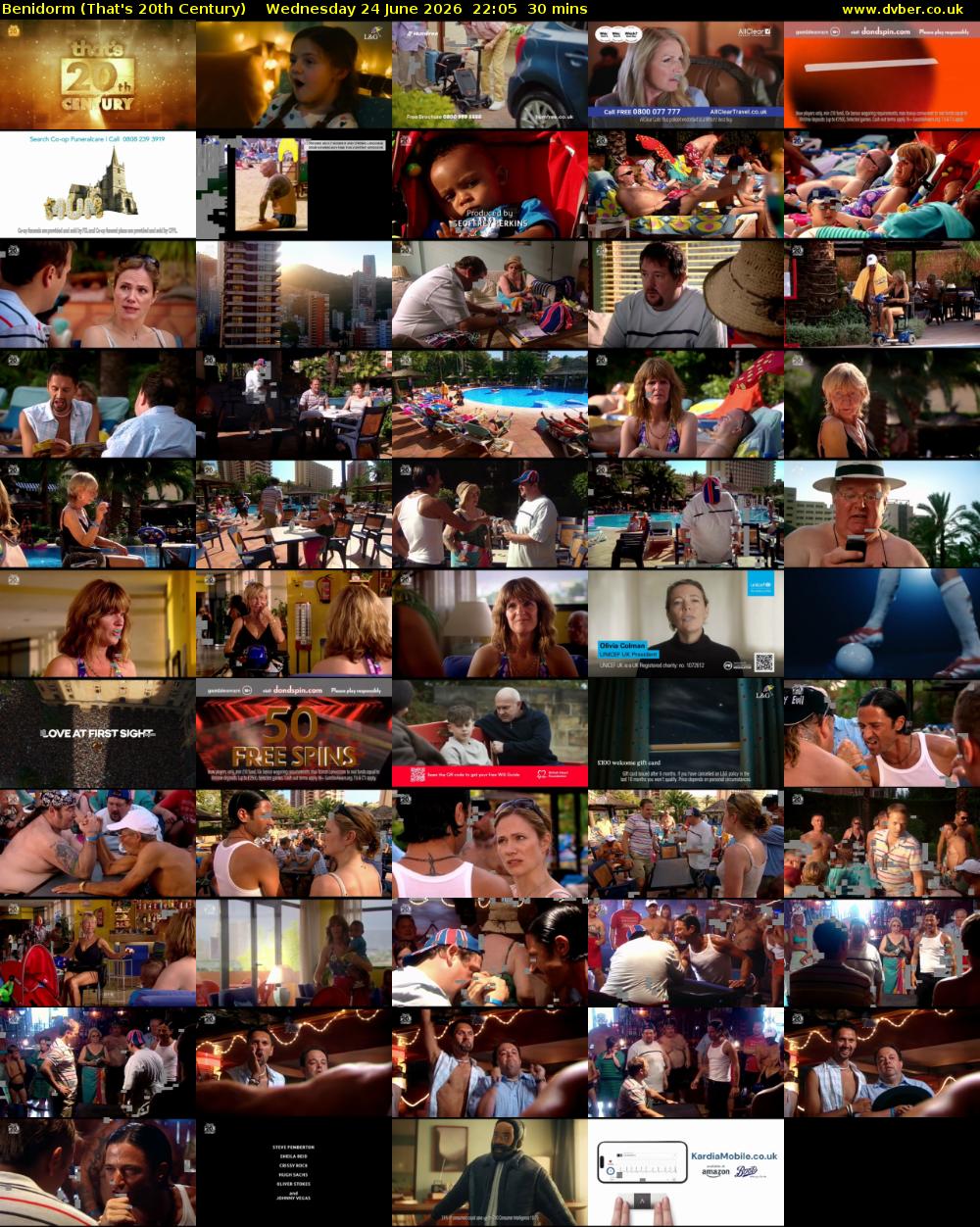 Benidorm (That's 20th Century) Wednesday 24 June 2026 22:05 - 22:35