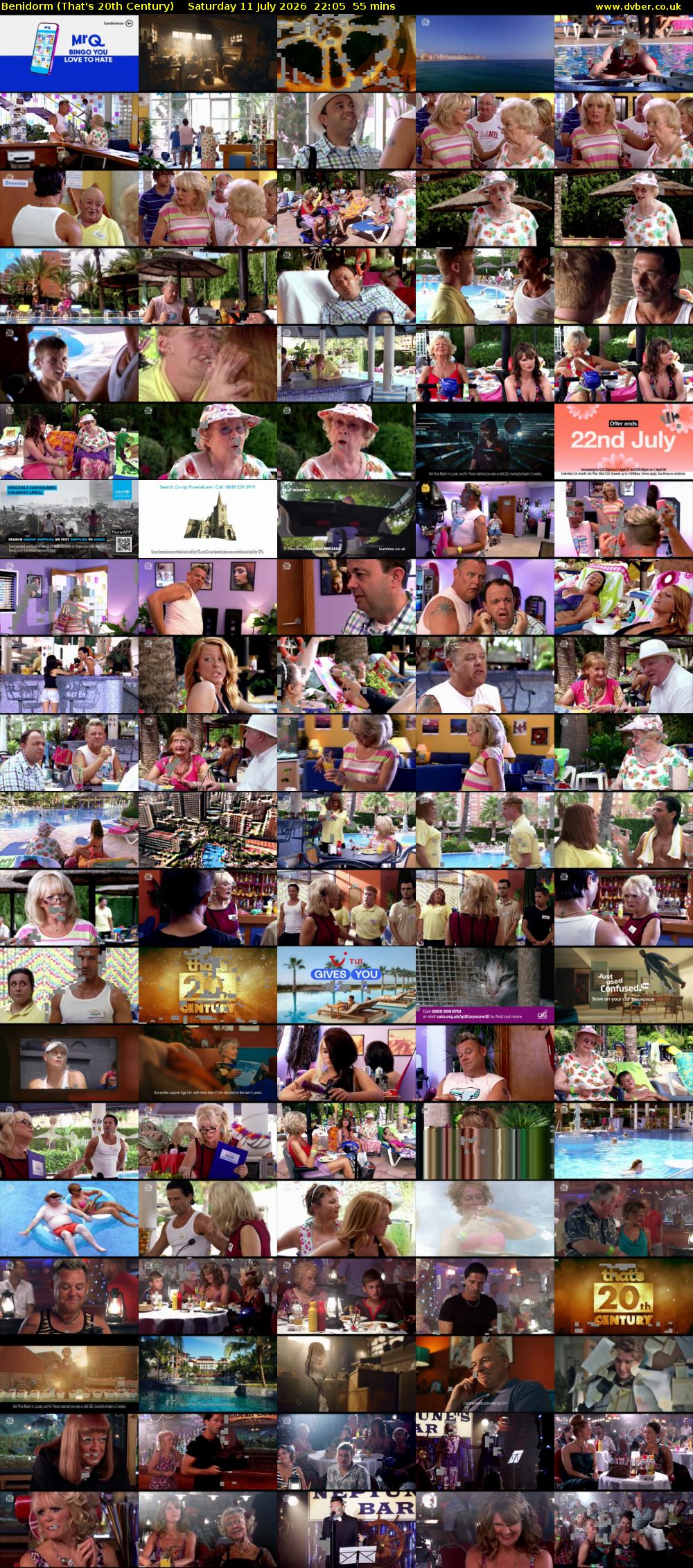 Benidorm (That's 20th Century) Saturday 11 July 2026 22:05 - 23:00