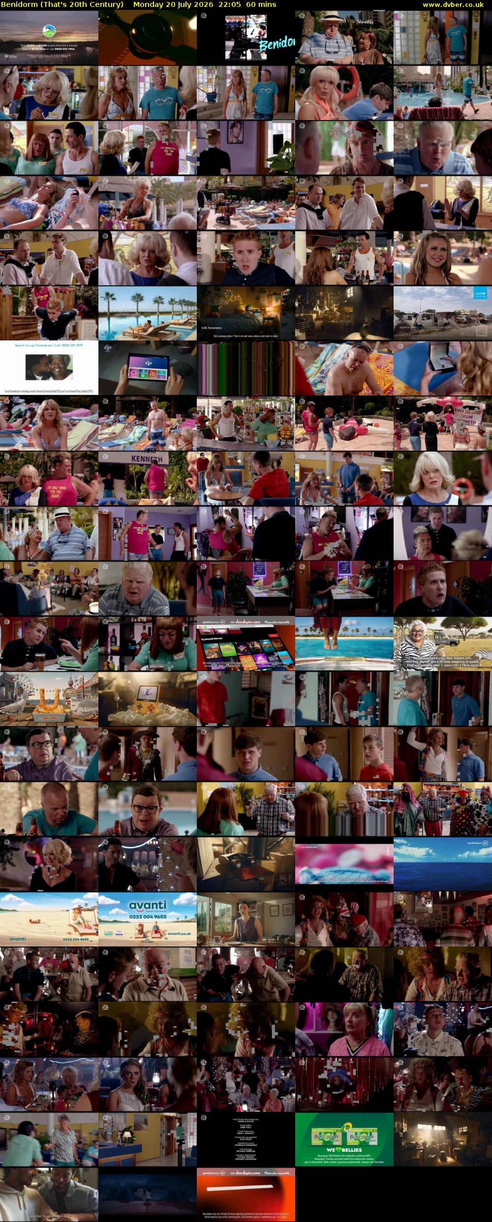 Benidorm (That's 20th Century) Monday 20 July 2026 22:05 - 23:05