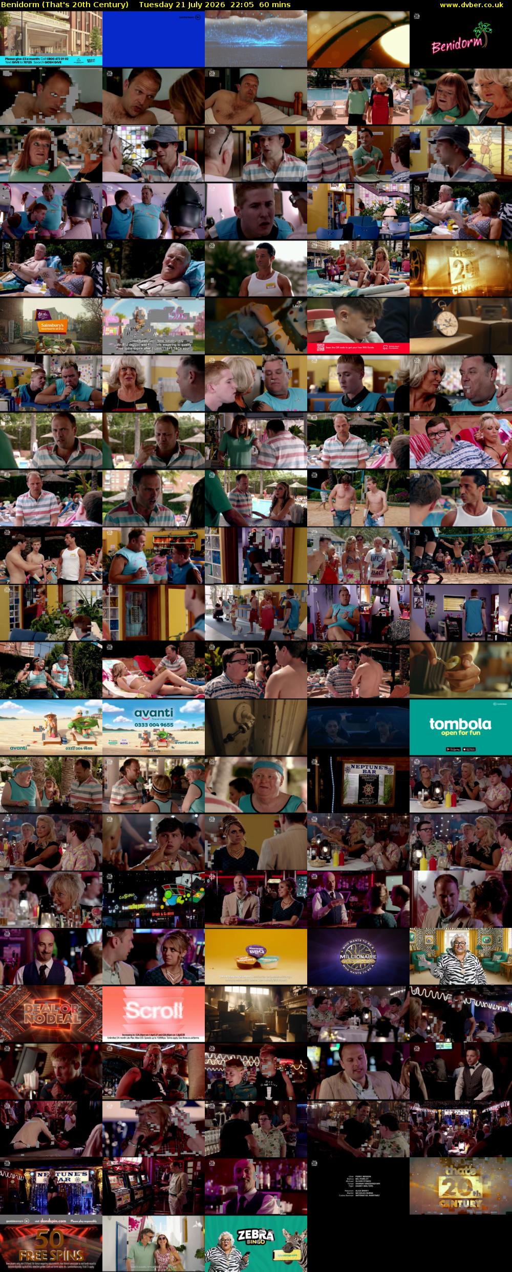Benidorm (That's 20th Century) Tuesday 21 July 2026 22:05 - 23:05