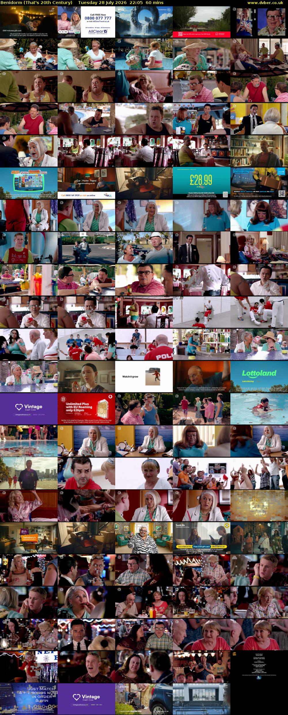 Benidorm (That's 20th Century) Tuesday 28 July 2026 22:05 - 23:05