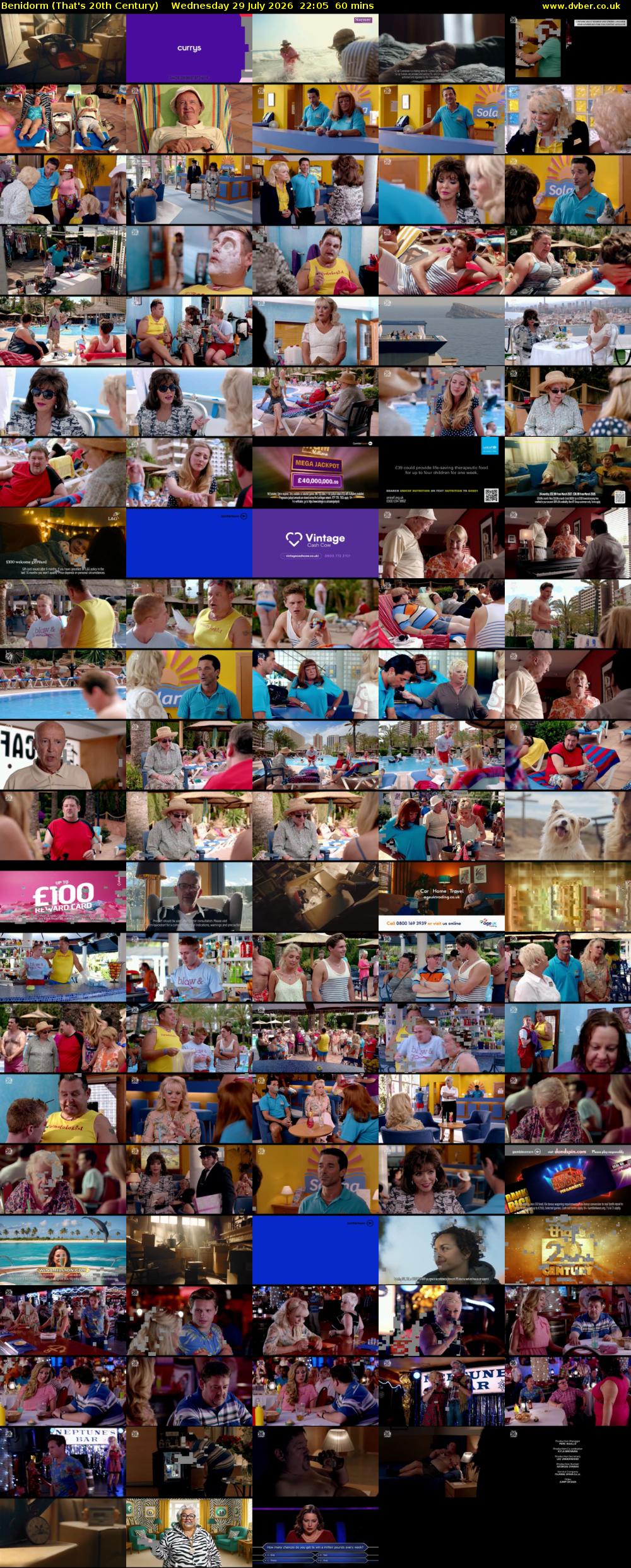 Benidorm (That's 20th Century) Wednesday 29 July 2026 22:05 - 23:05