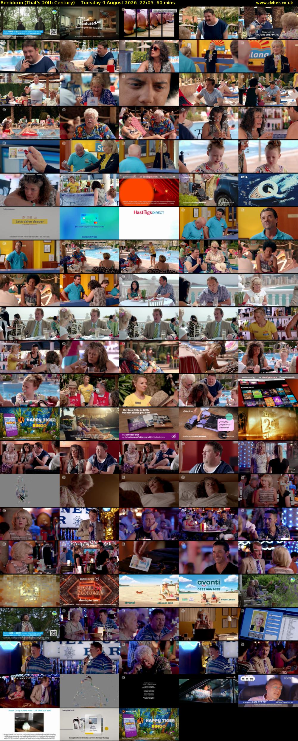 Benidorm (That's 20th Century) Tuesday 4 August 2026 22:05 - 23:05