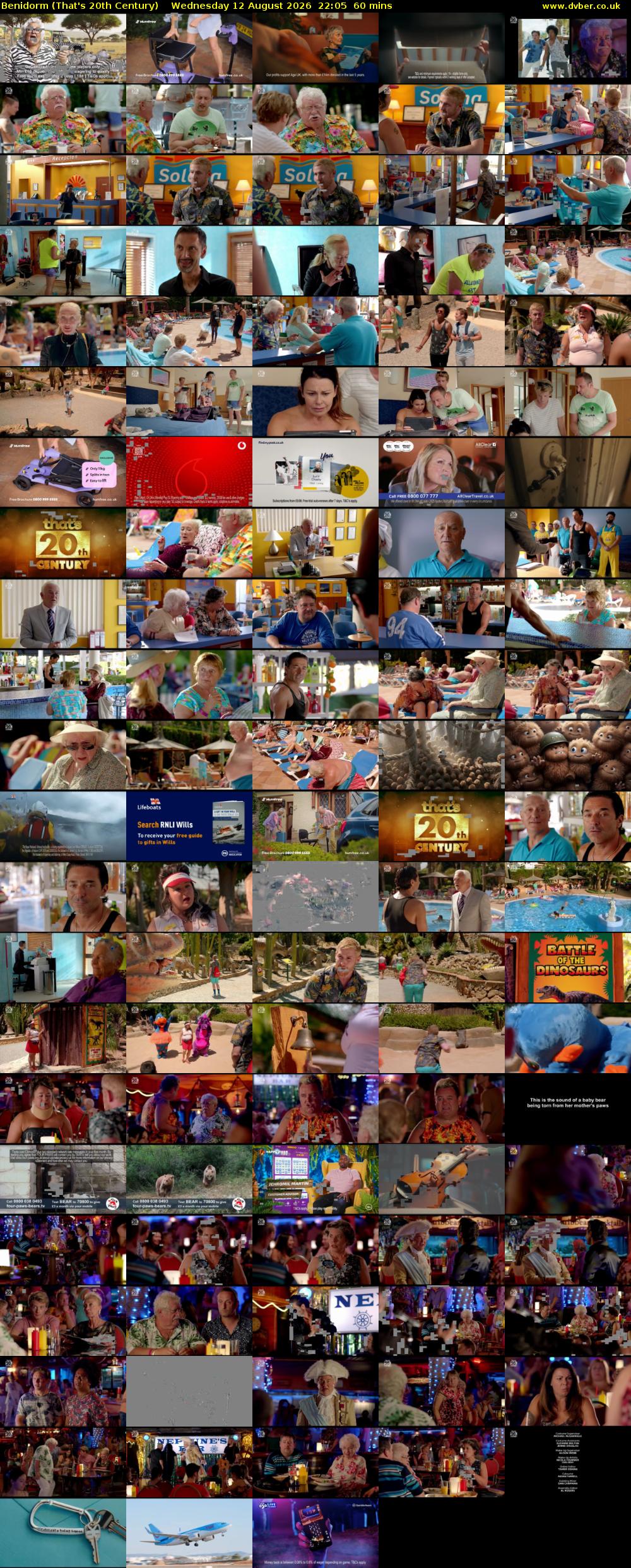 Benidorm (That's 20th Century) Wednesday 12 August 2026 22:05 - 23:05