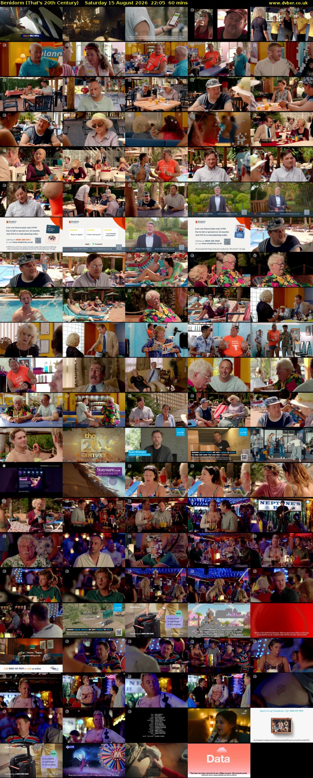 Benidorm (That's 20th Century) Saturday 15 August 2026 22:05 - 23:05