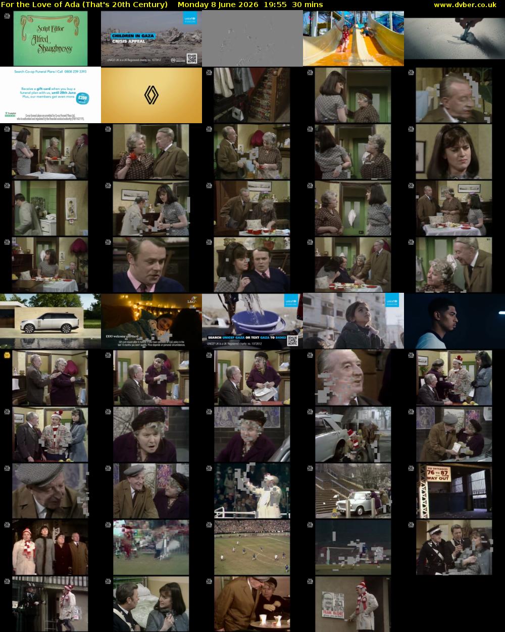 For the Love of Ada (That's 20th Century) Monday 8 June 2026 19:55 - 20:25