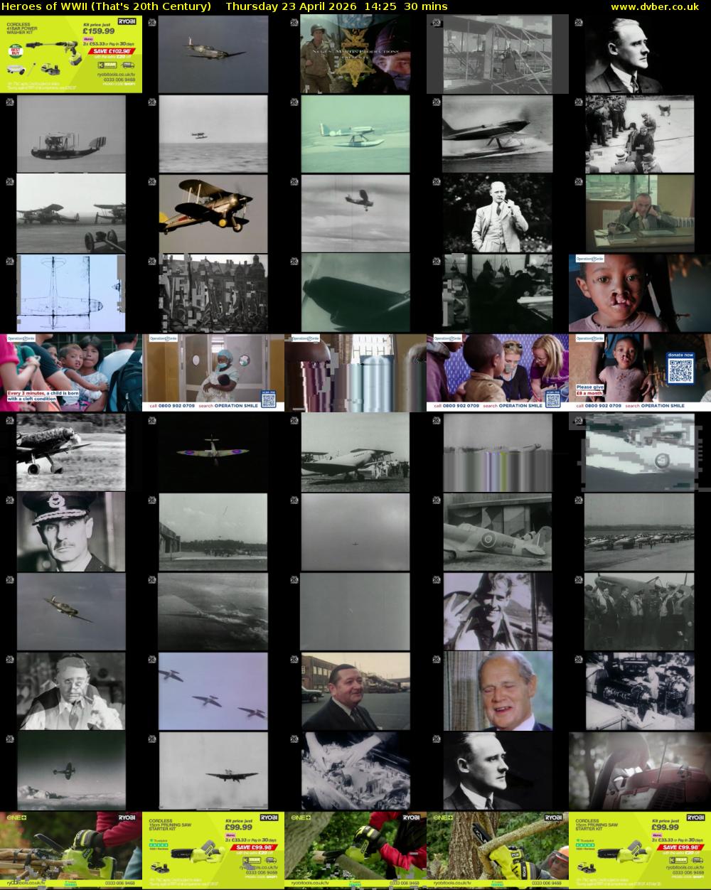Heroes of WWII (That's 20th Century) Thursday 23 April 2026 14:25 - 14:55