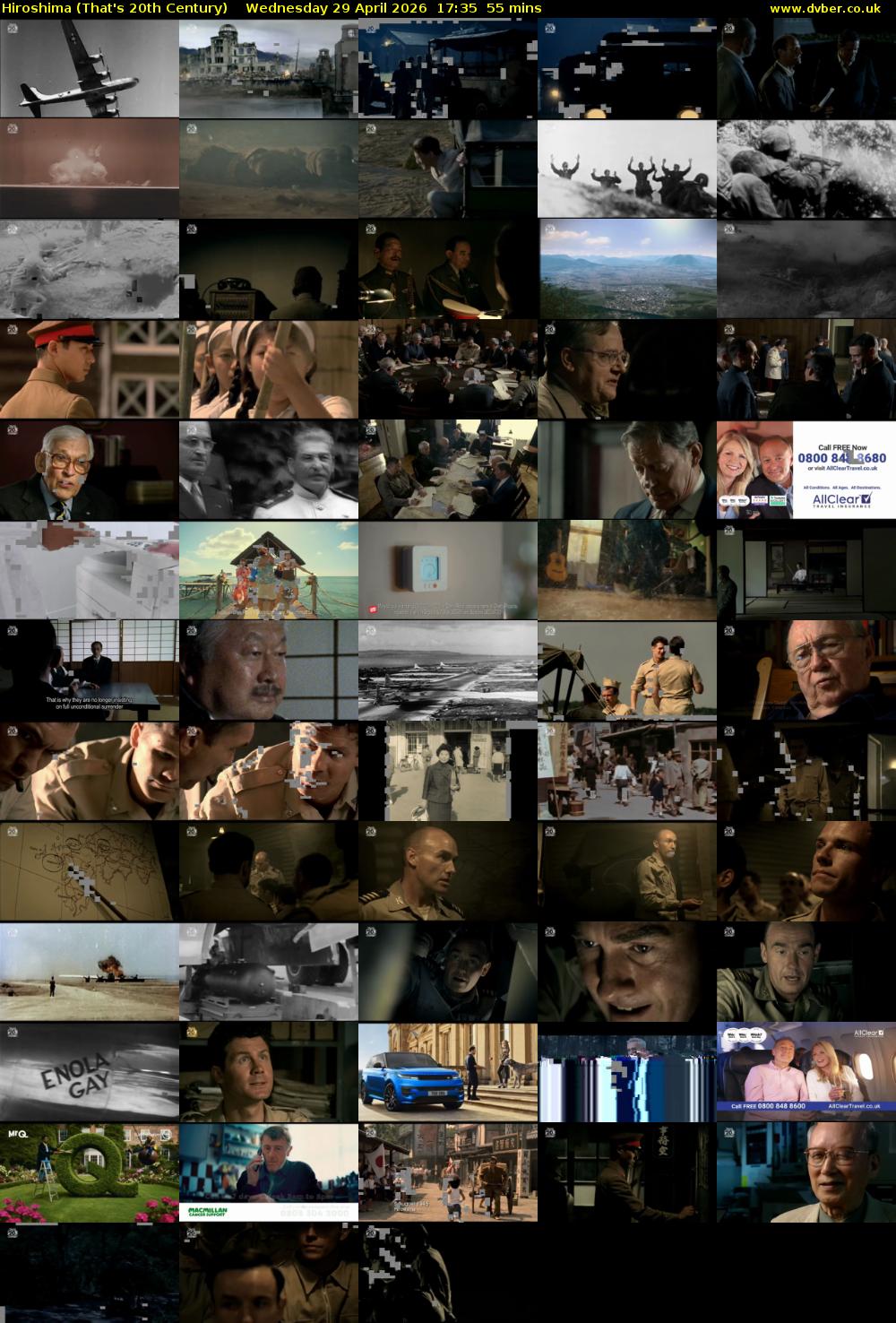 Hiroshima (That's 20th Century) Wednesday 29 April 2026 17:35 - 18:30