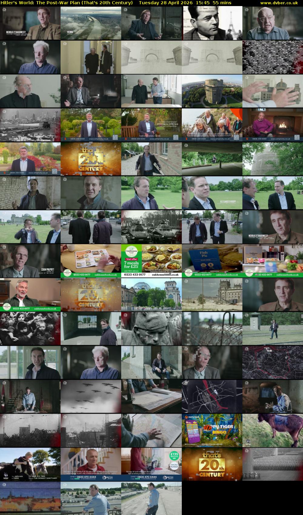 Hitler's World: The Post-War Plan (That's 20th Century) Tuesday 28 April 2026 15:45 - 16:40