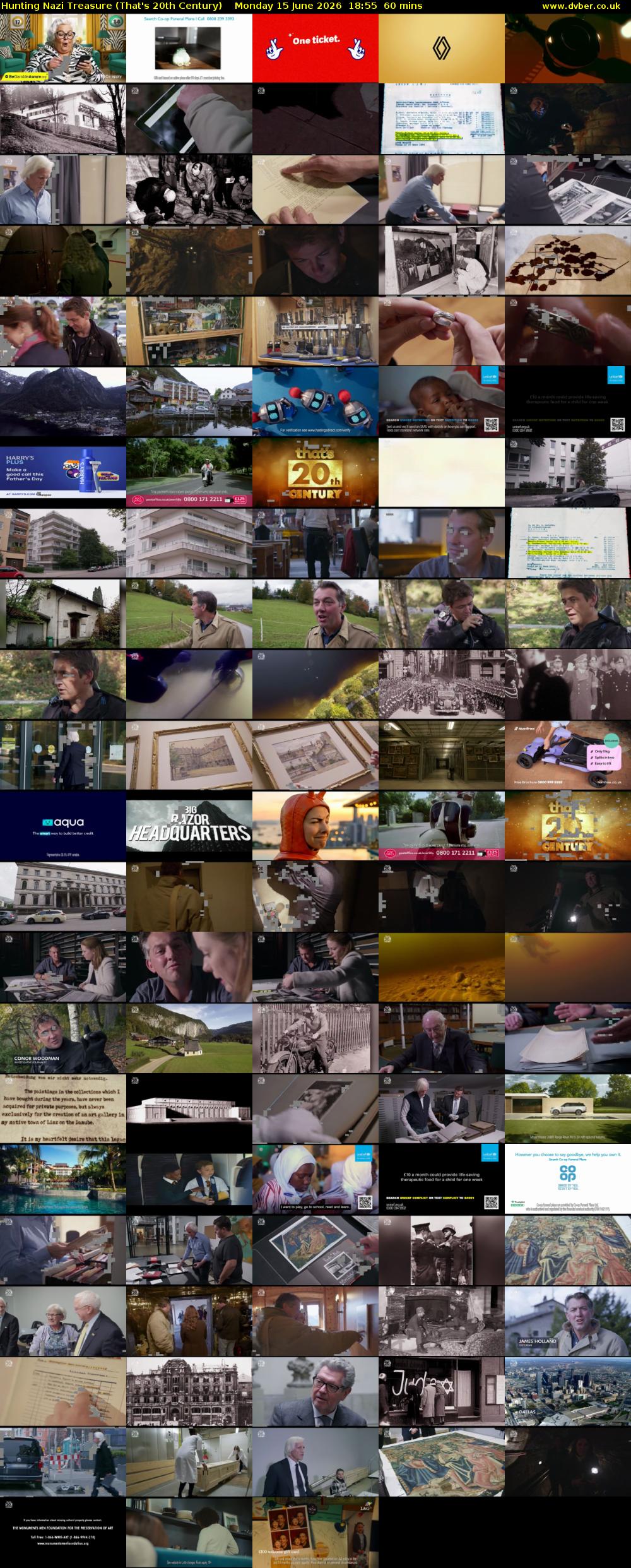 Hunting Nazi Treasure (That's 20th Century) Monday 15 June 2026 18:55 - 19:55