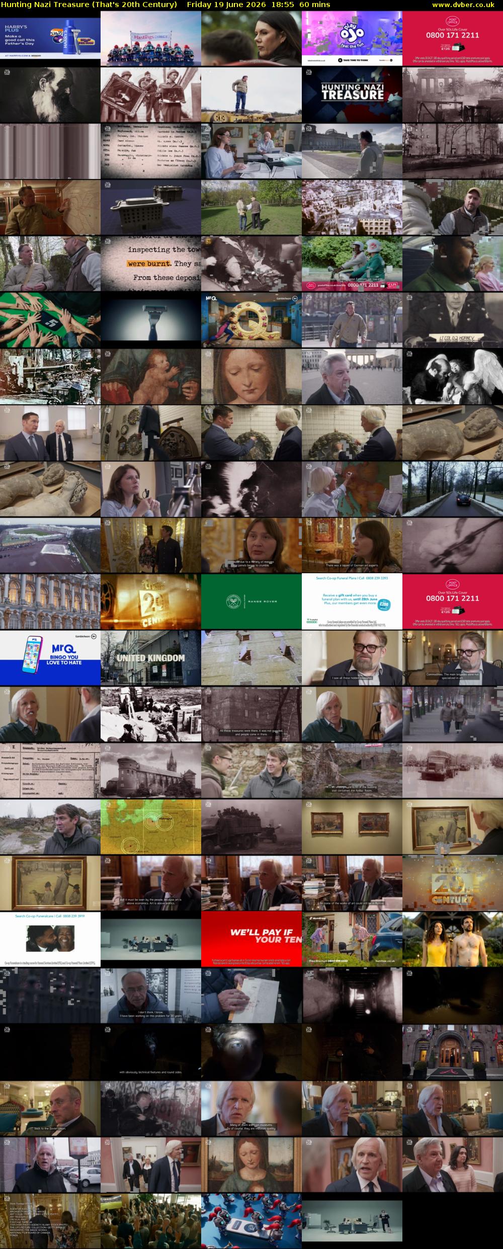 Hunting Nazi Treasure (That's 20th Century) Friday 19 June 2026 18:55 - 19:55