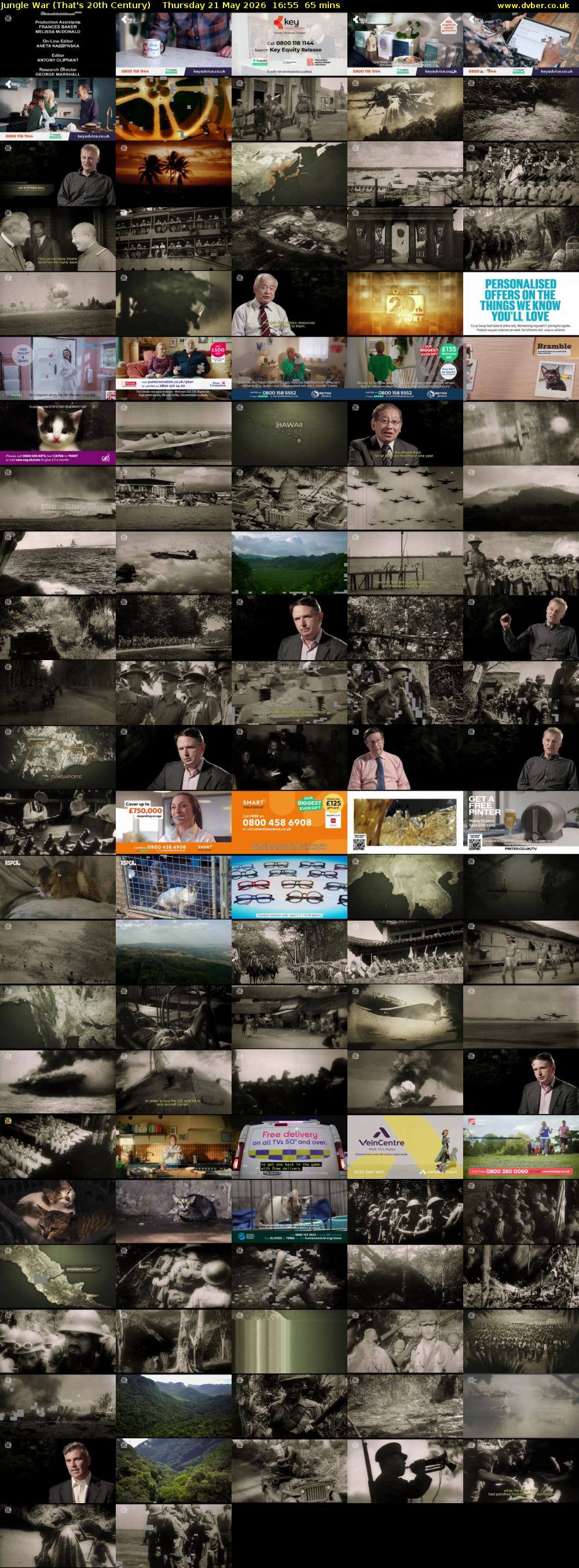 Jungle War (That's 20th Century) Thursday 21 May 2026 16:55 - 18:00