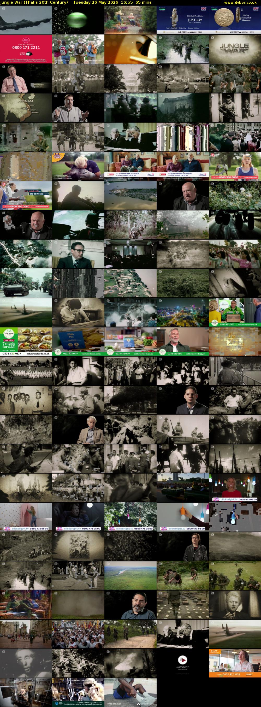 Jungle War (That's 20th Century) Tuesday 26 May 2026 16:55 - 18:00