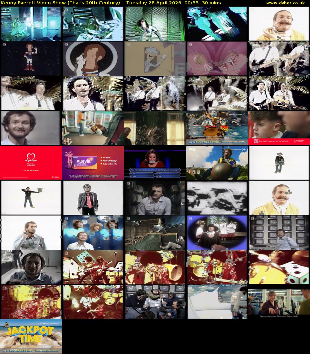 Kenny Everett Video Show (That's 20th Century) Tuesday 28 April 2026 00:55 - 01:25