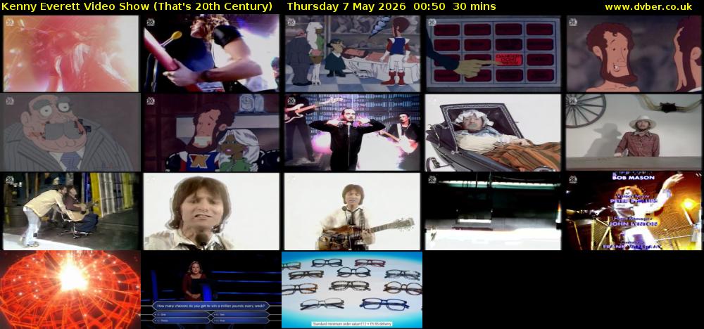 Kenny Everett Video Show (That's 20th Century) Thursday 7 May 2026 00:50 - 01:20