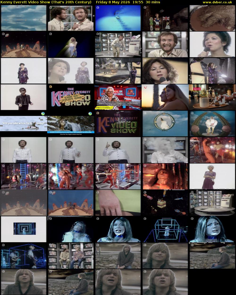 Kenny Everett Video Show (That's 20th Century) Friday 8 May 2026 19:55 - 20:25