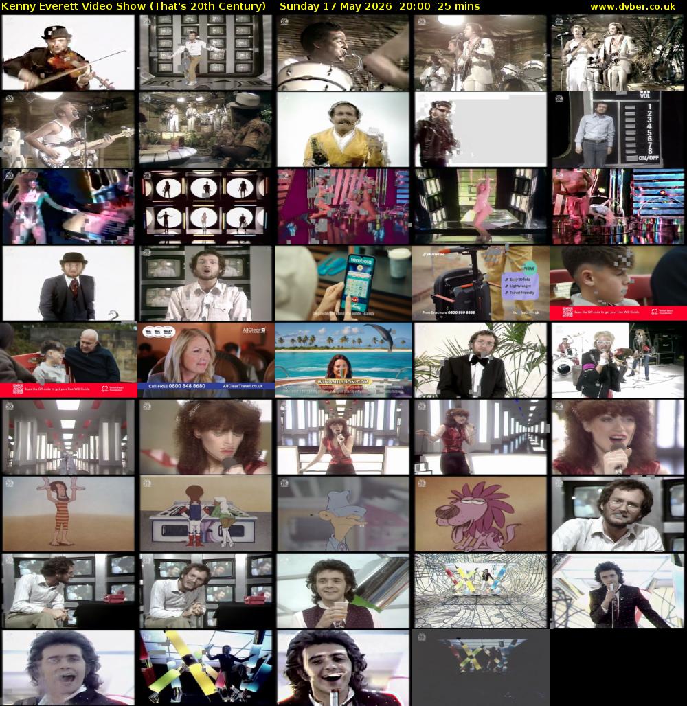 Kenny Everett Video Show (That's 20th Century) Sunday 17 May 2026 20:00 - 20:25