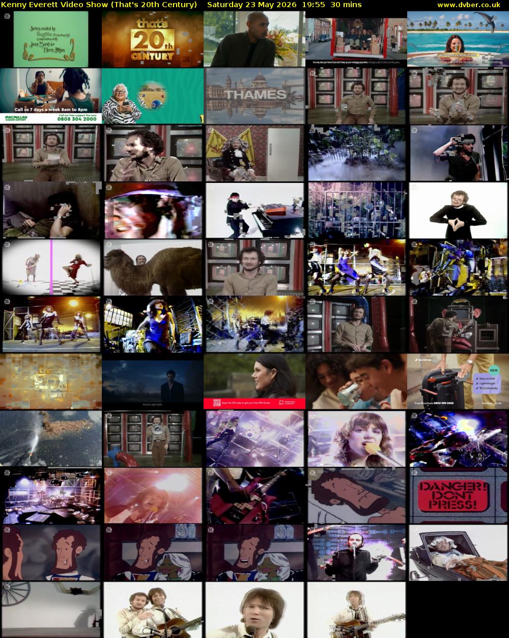 Kenny Everett Video Show (That's 20th Century) Saturday 23 May 2026 19:55 - 20:25