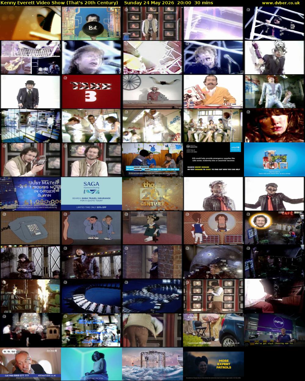Kenny Everett Video Show (That's 20th Century) Sunday 24 May 2026 20:00 - 20:30