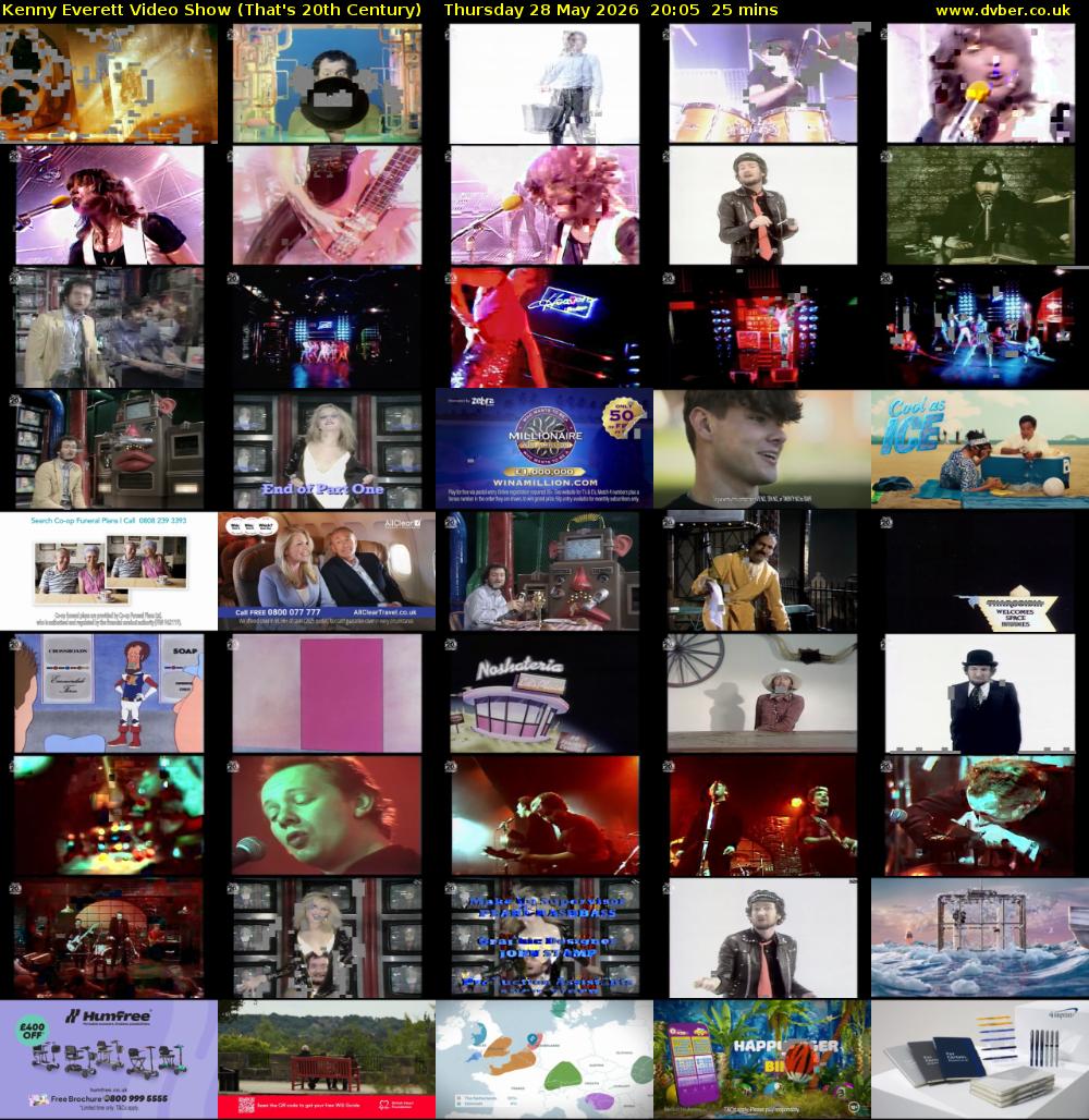 Kenny Everett Video Show (That's 20th Century) Thursday 28 May 2026 20:05 - 20:30