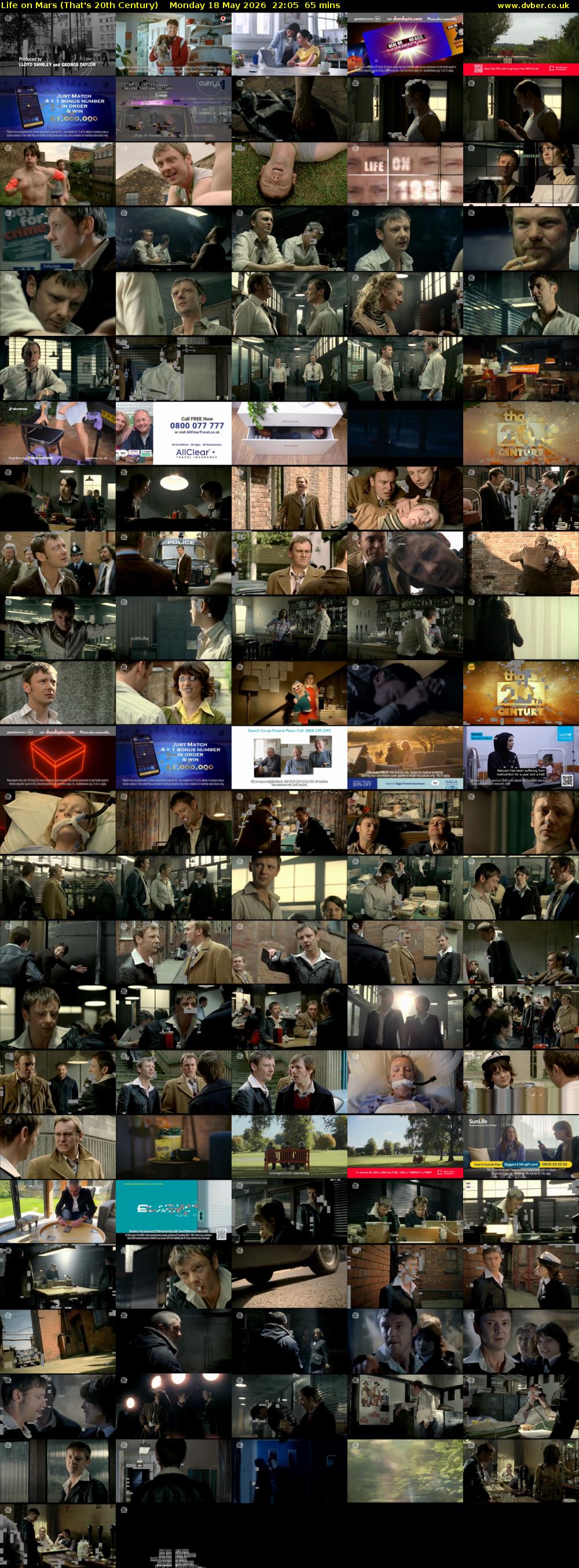 Life on Mars (That's 20th Century) Monday 18 May 2026 22:05 - 23:10