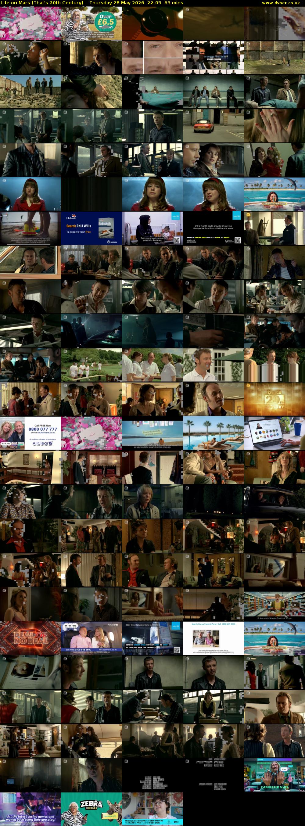 Life on Mars (That's 20th Century) Thursday 28 May 2026 22:05 - 23:10