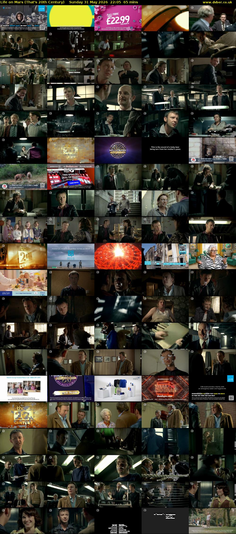 Life on Mars (That's 20th Century) Sunday 31 May 2026 22:05 - 23:10