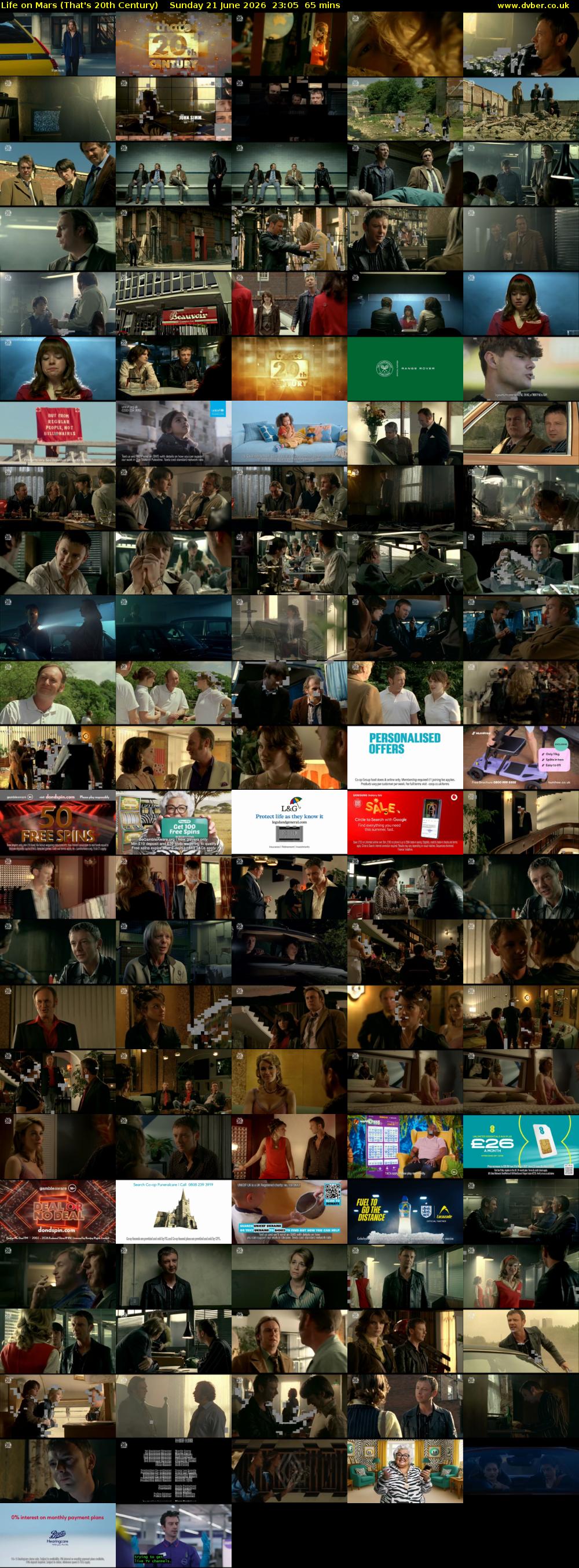Life on Mars (That's 20th Century) Sunday 21 June 2026 23:05 - 00:10