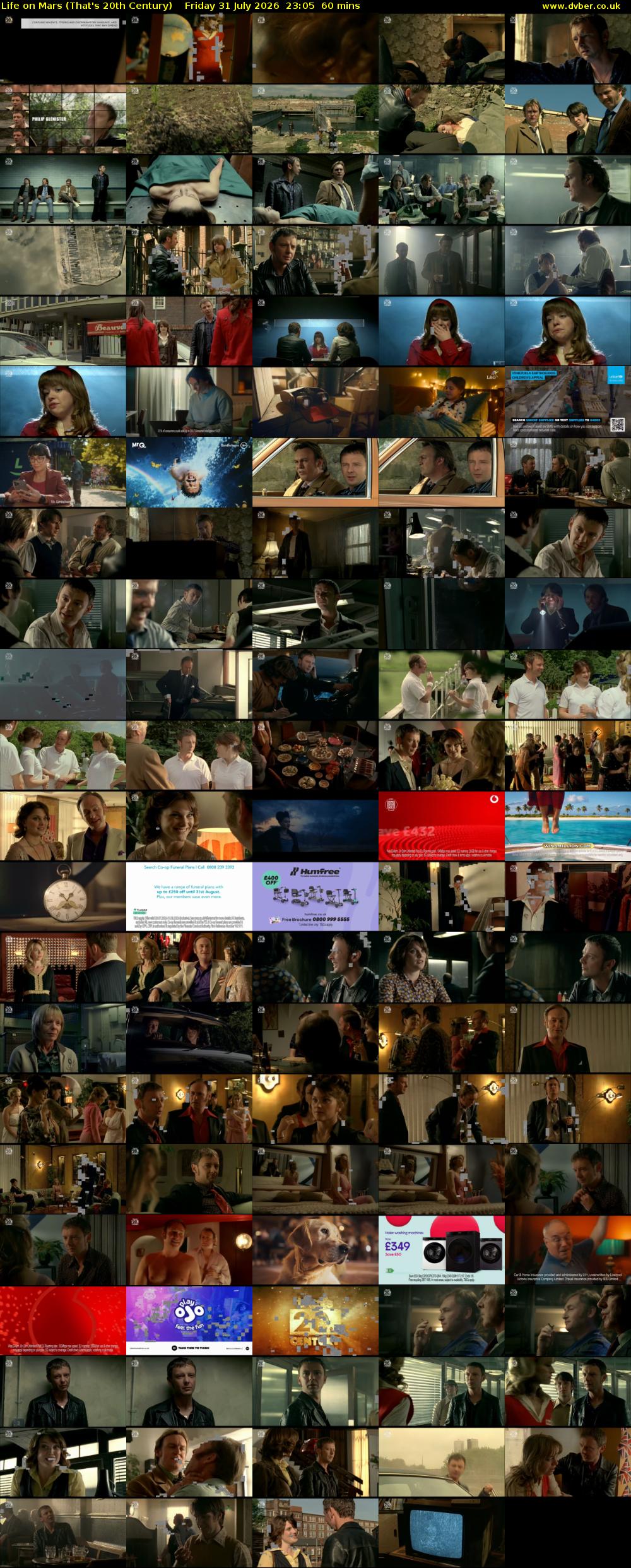 Life on Mars (That's 20th Century) Friday 31 July 2026 23:05 - 00:05