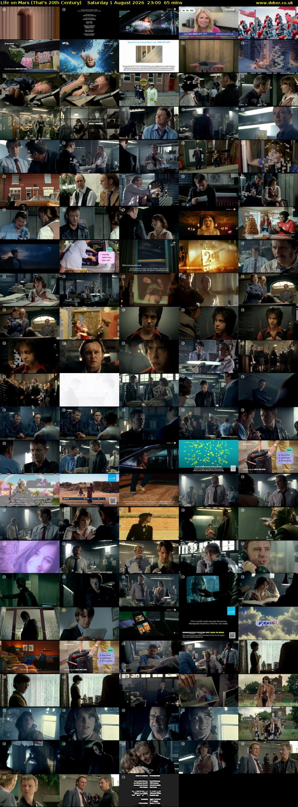 Life on Mars (That's 20th Century) Saturday 1 August 2026 23:00 - 00:05