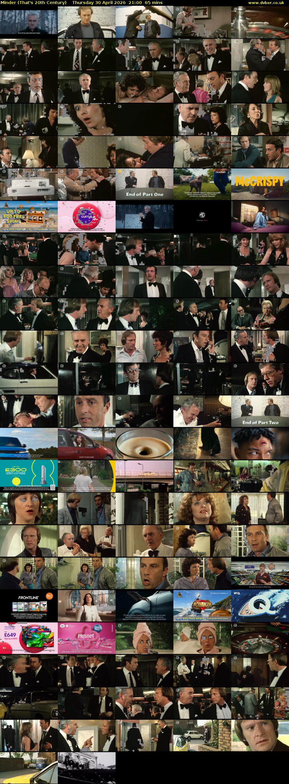 Minder (That's 20th Century) Thursday 30 April 2026 21:00 - 22:05