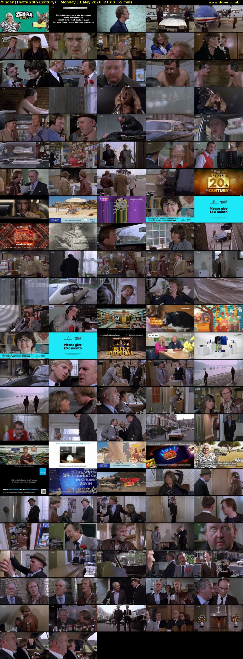 Minder (That's 20th Century) Monday 11 May 2026 21:00 - 22:05