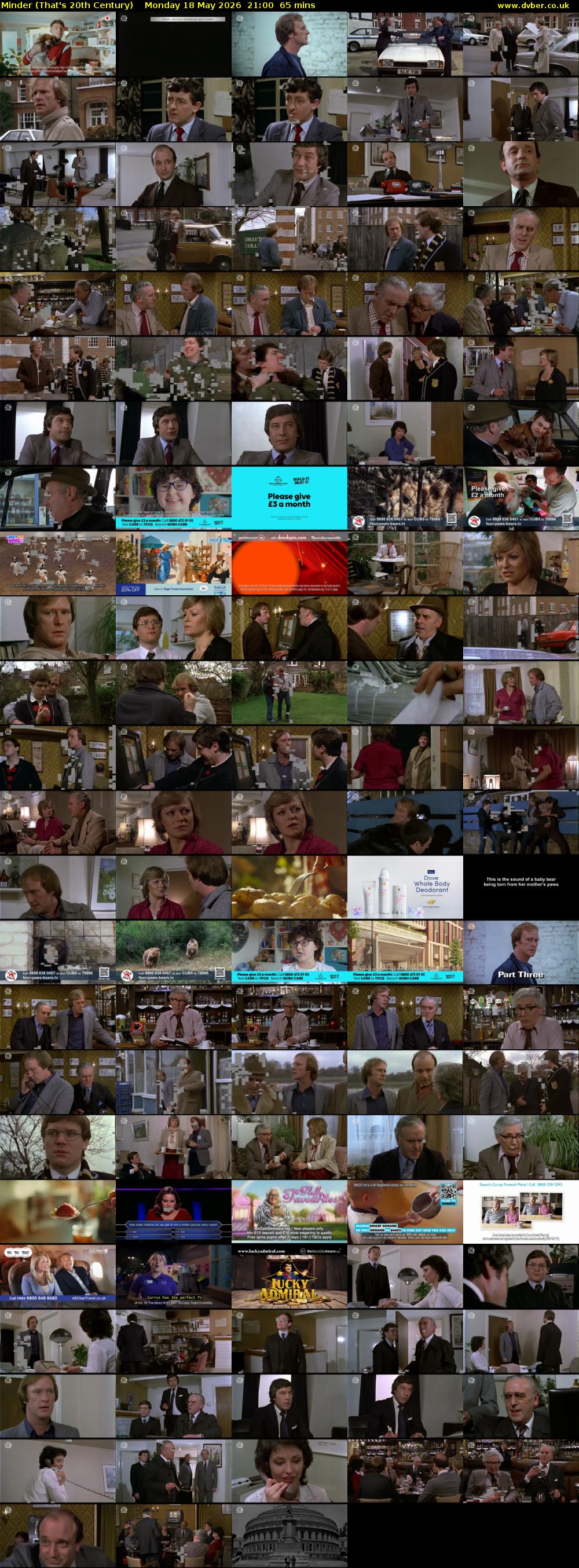 Minder (That's 20th Century) Monday 18 May 2026 21:00 - 22:05