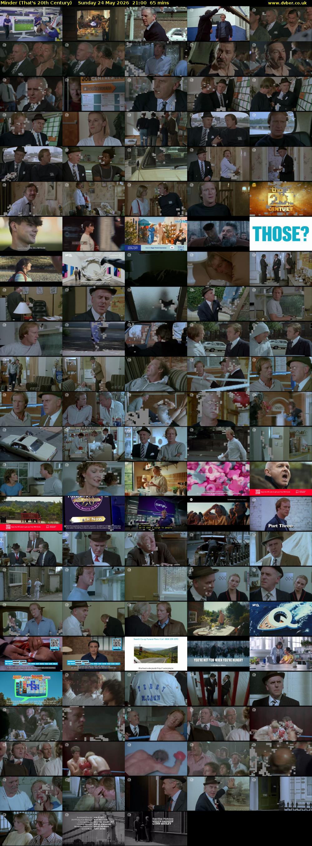 Minder (That's 20th Century) Sunday 24 May 2026 21:00 - 22:05