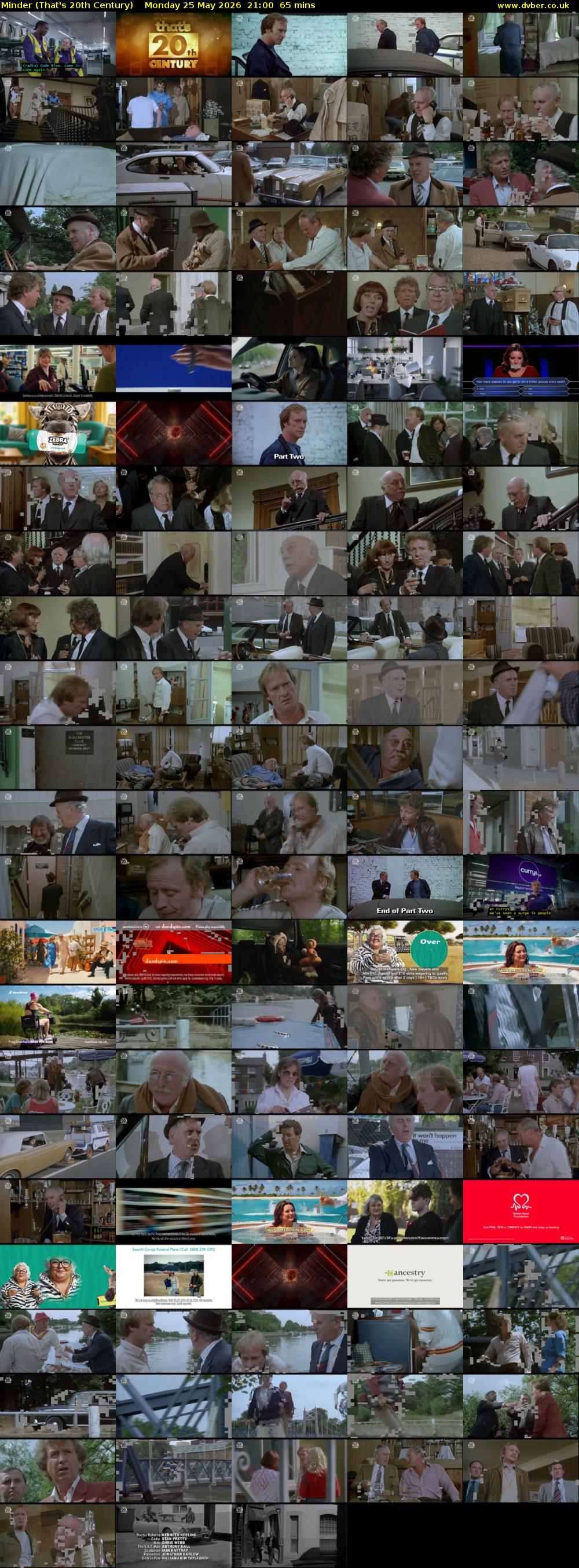 Minder (That's 20th Century) Monday 25 May 2026 21:00 - 22:05