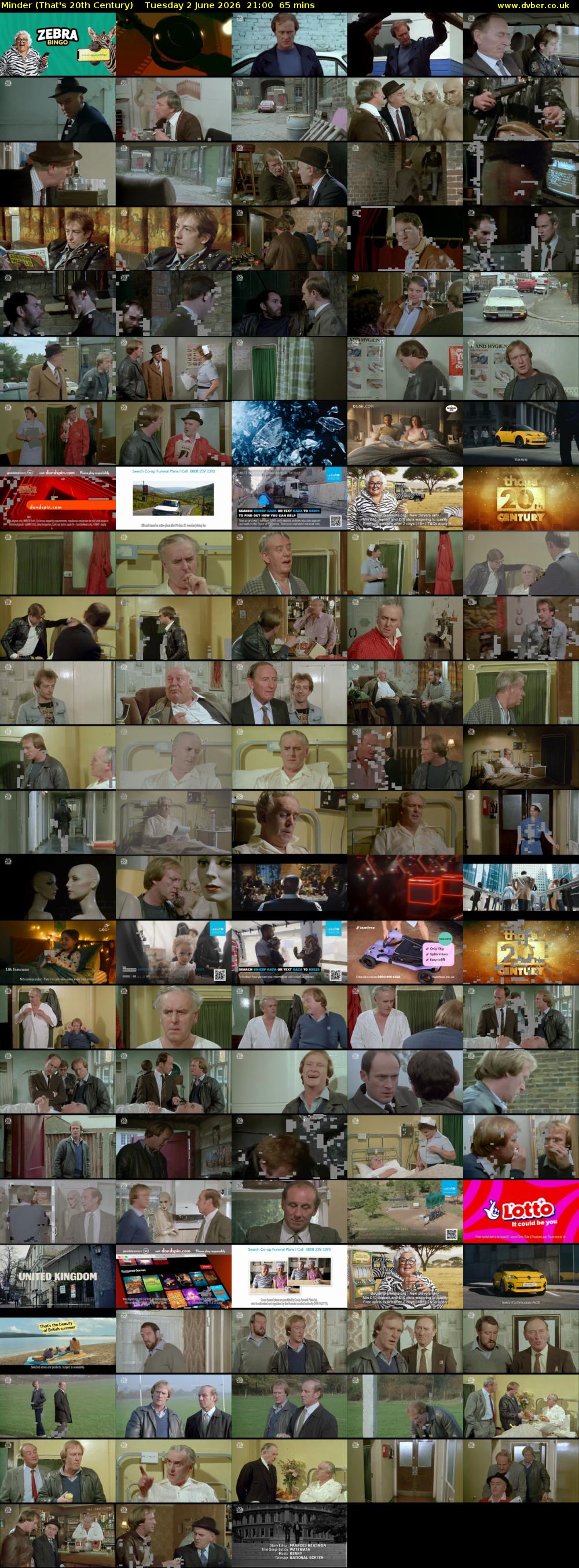 Minder (That's 20th Century) Tuesday 2 June 2026 21:00 - 22:05