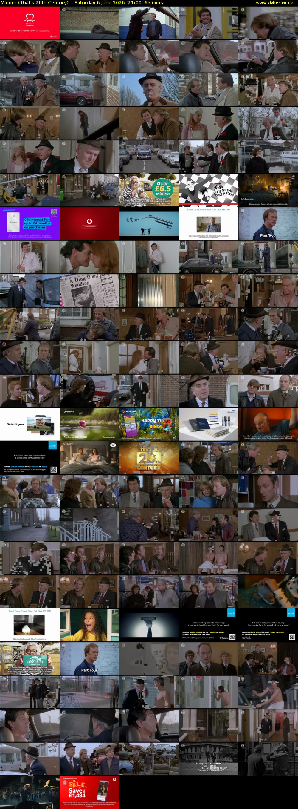 Minder (That's 20th Century) Saturday 6 June 2026 21:00 - 22:05