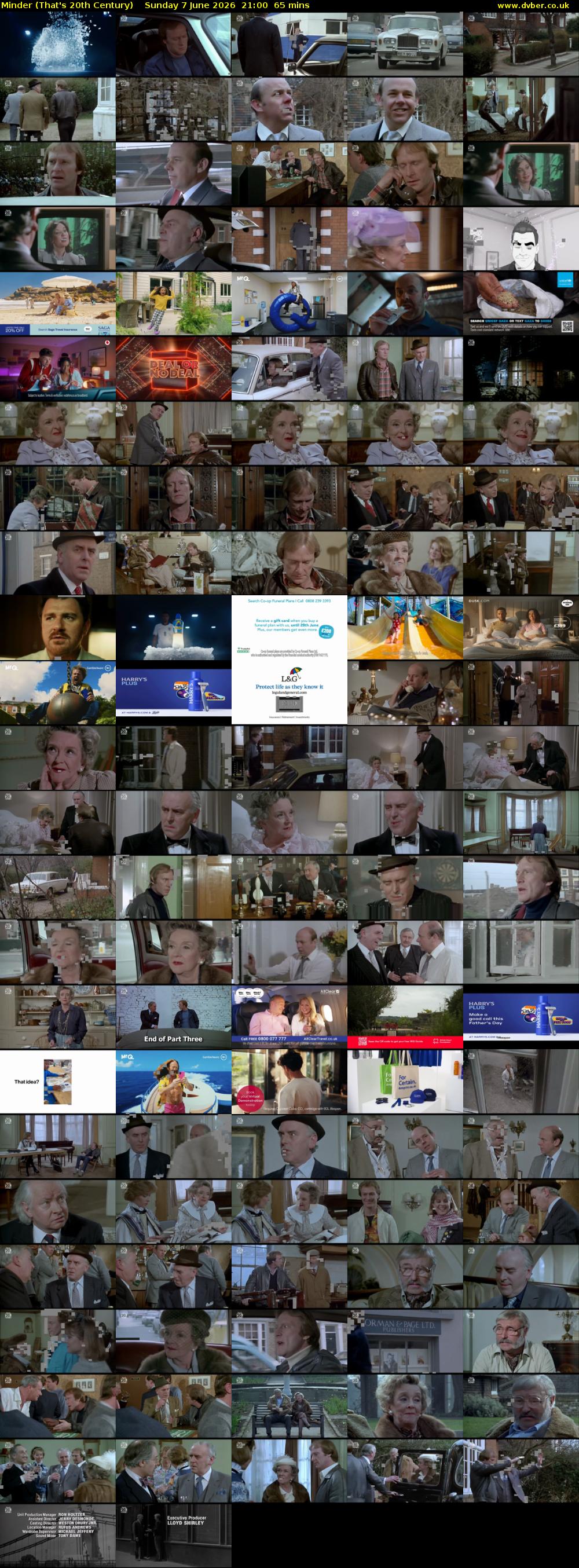 Minder (That's 20th Century) Sunday 7 June 2026 21:00 - 22:05