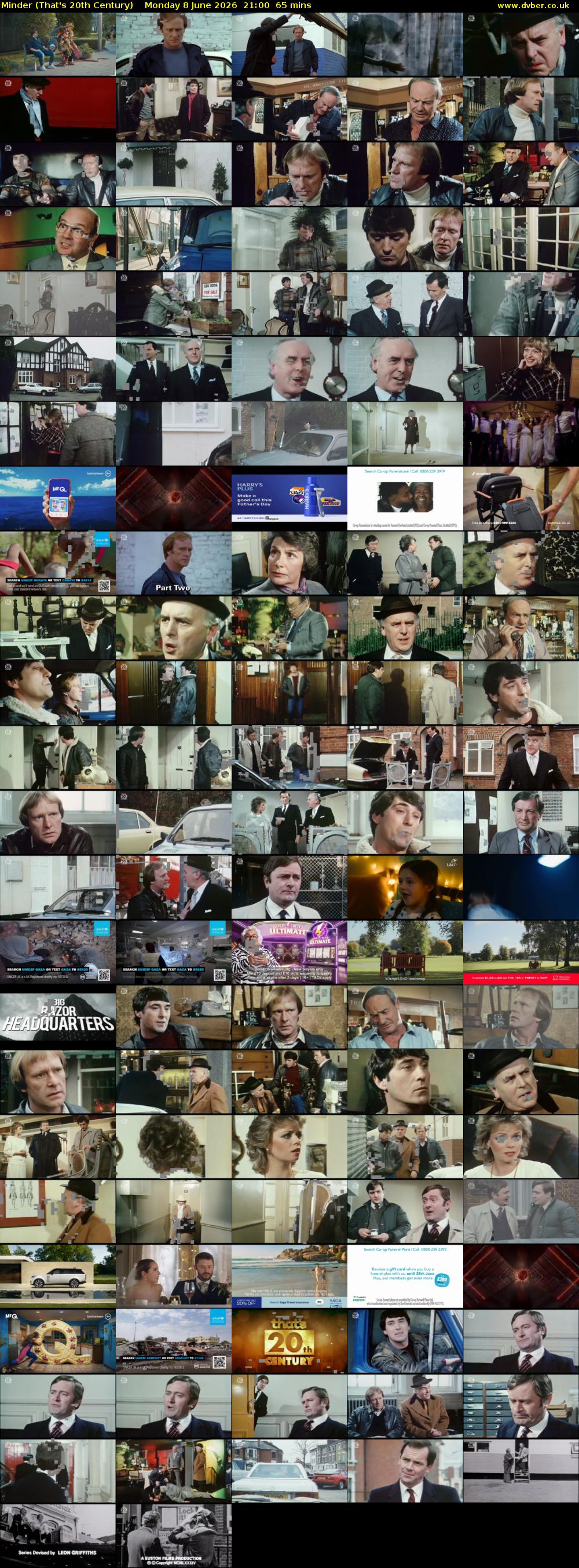 Minder (That's 20th Century) Monday 8 June 2026 21:00 - 22:05
