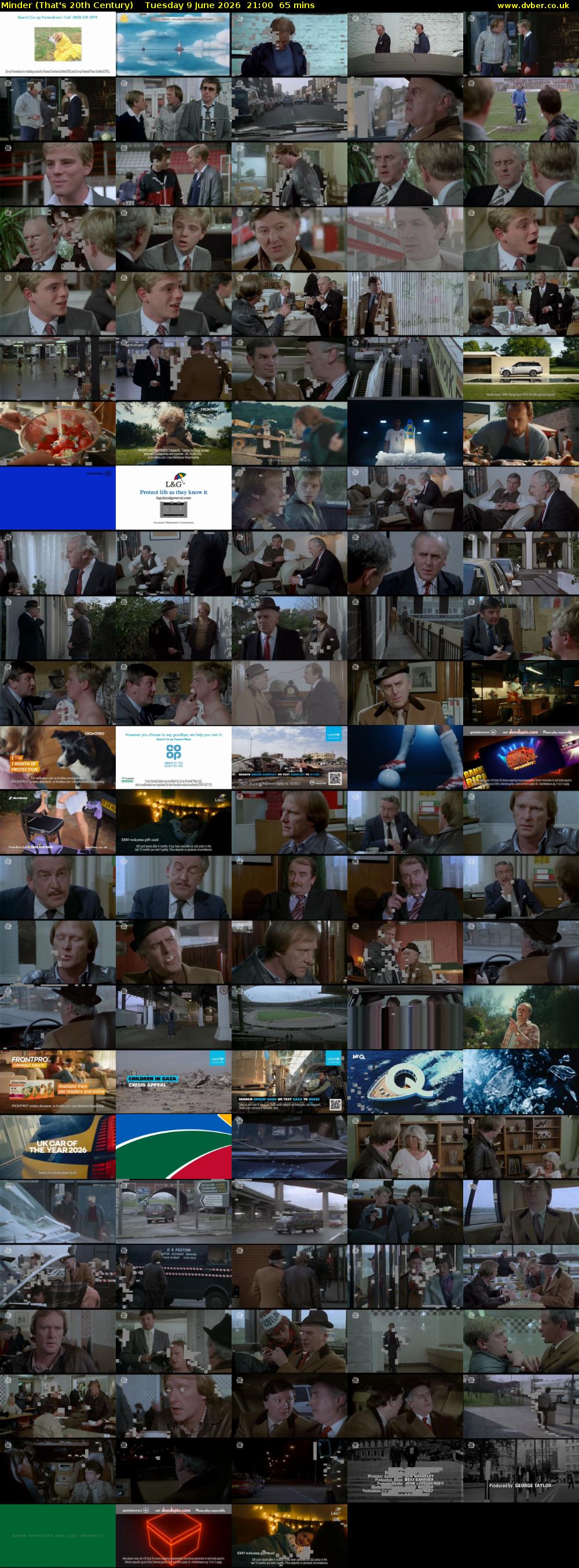 Minder (That's 20th Century) Tuesday 9 June 2026 21:00 - 22:05