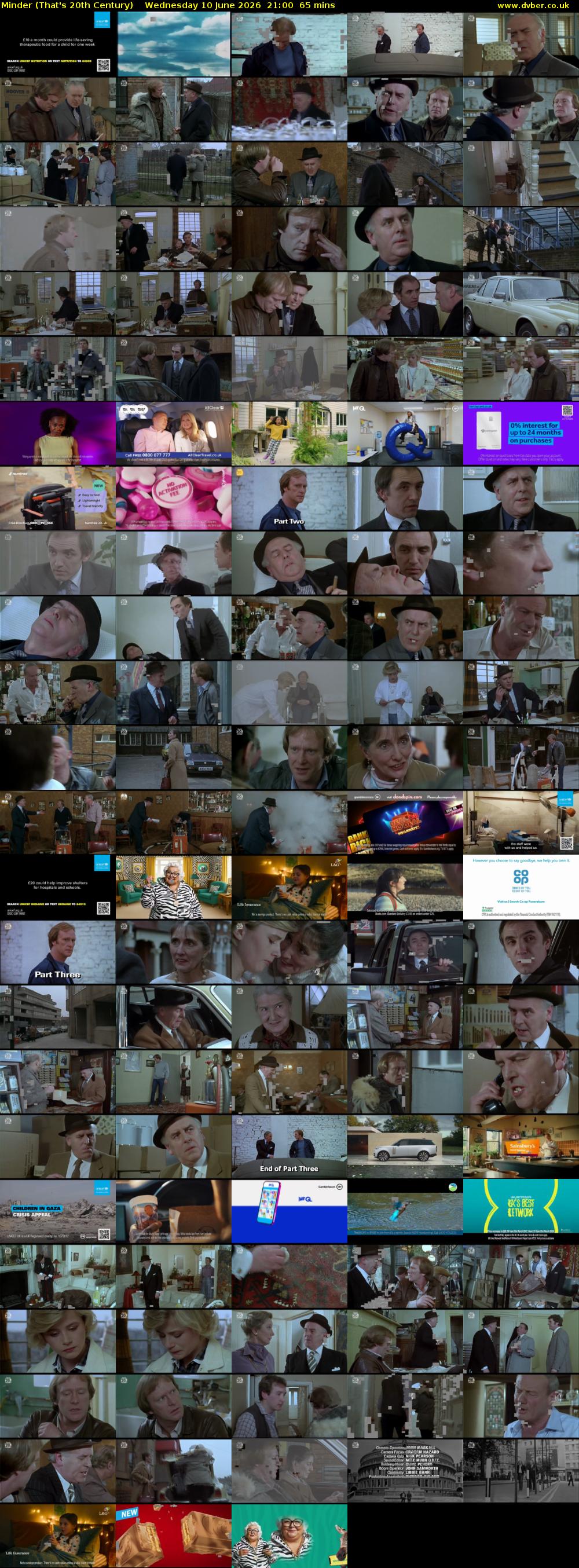 Minder (That's 20th Century) Wednesday 10 June 2026 21:00 - 22:05