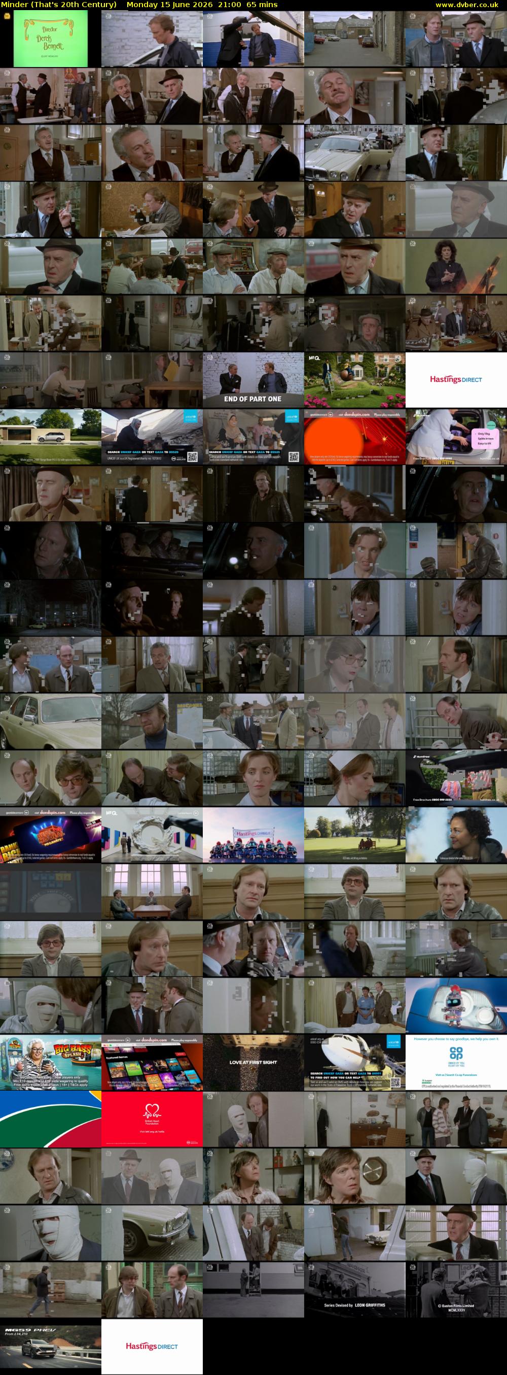 Minder (That's 20th Century) Monday 15 June 2026 21:00 - 22:05