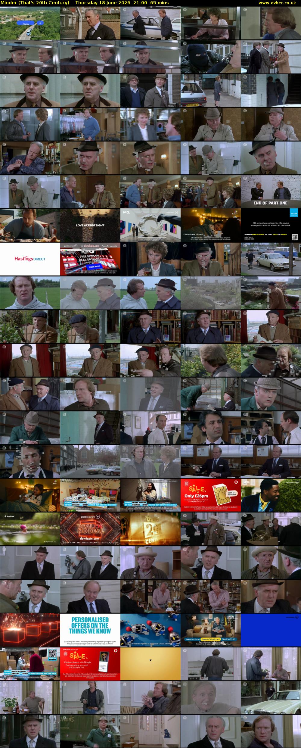 Minder (That's 20th Century) Thursday 18 June 2026 21:00 - 22:05