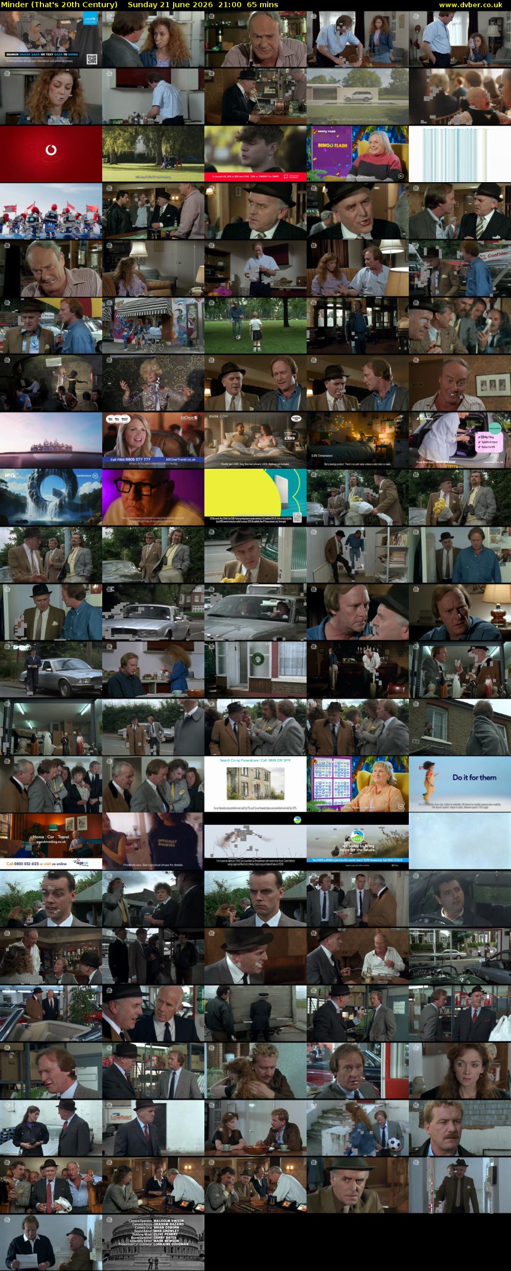 Minder (That's 20th Century) Sunday 21 June 2026 21:00 - 22:05