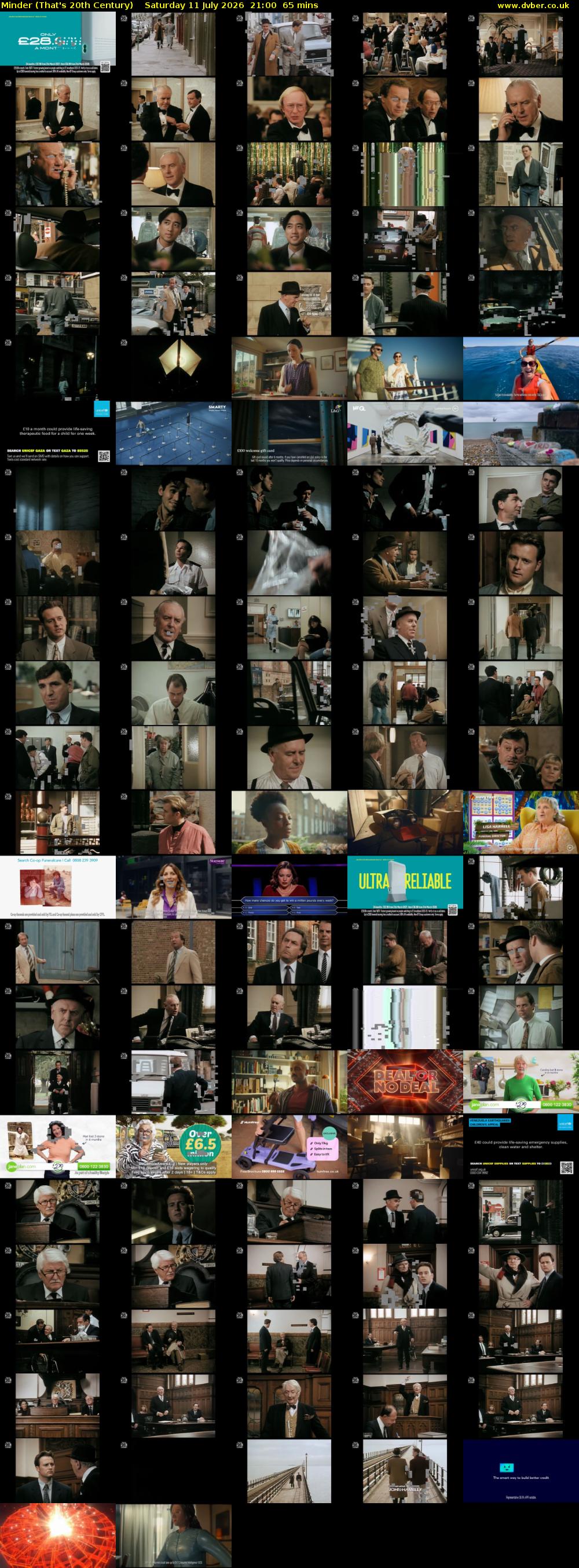 Minder (That's 20th Century) Saturday 11 July 2026 21:00 - 22:05