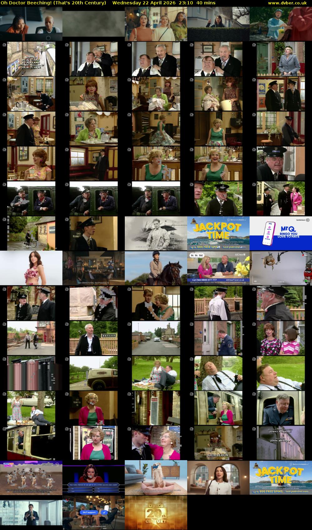 Oh Doctor Beeching! (That's 20th Century) Wednesday 22 April 2026 23:10 - 23:50