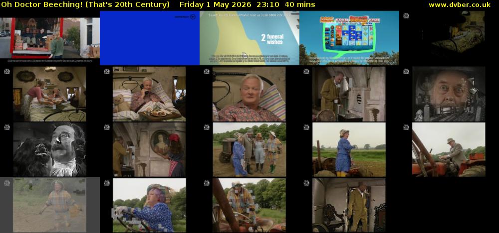 Oh Doctor Beeching! (That's 20th Century) Friday 1 May 2026 23:10 - 23:50